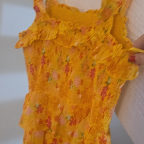 Disney Yellow Floral Maxi Dress - Picture 4 of 5